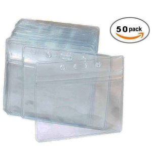 מנשא / מחזיק לתג שם שקוף