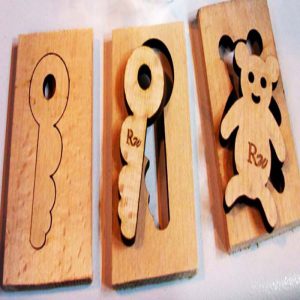 חיתוך פאזל עץ בלייזר