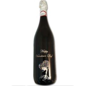 בקבוק יין עם הקדשה