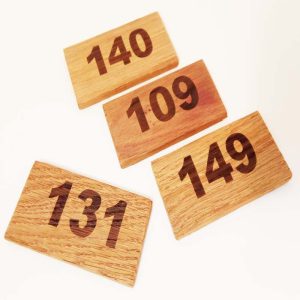 שלט עץ חריטה 20X7 ס"מ